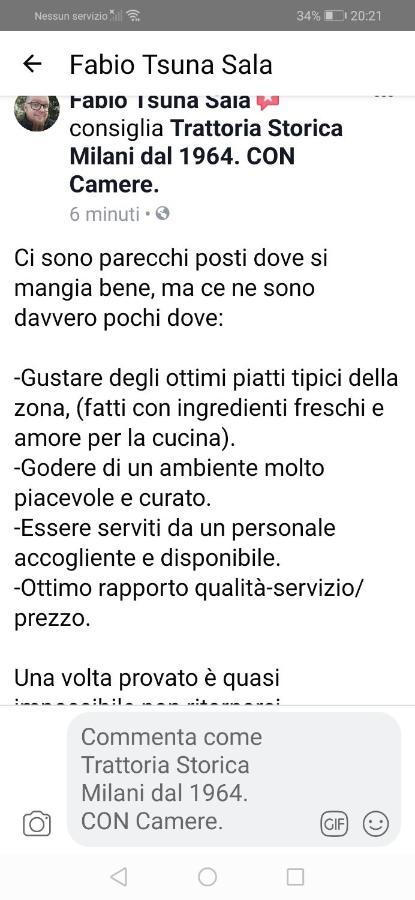 Отель Trattoria Milani Лонато Экстерьер фото
